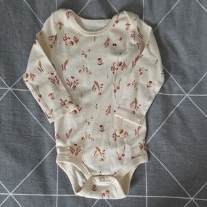 Joe Fresh Cream and Red Hedgehog Bodysuit